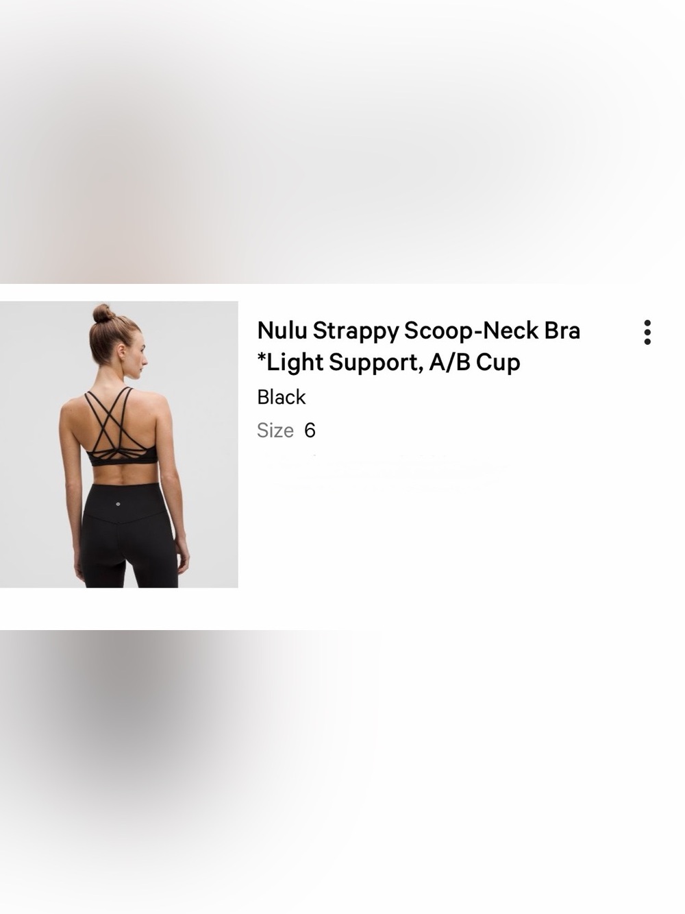 lululemon athletica Nulu Strappy Scoop-Neck Bra - Black